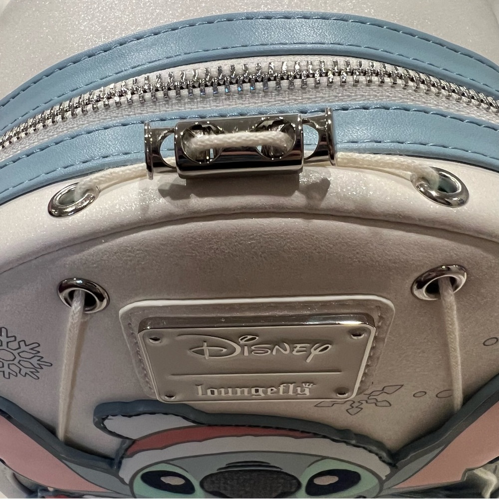 Loungefly Disney Lilo & Stitch Stitch Snow Angel Cosplay Mini Backpack NWT - Picture 6 of 9